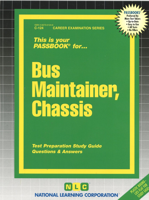 Bus Maintainer, Chassis - 9780837301242 by National Learning Corporation, 9780837301242