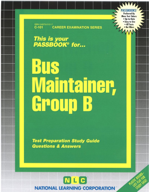 Bus Maintainer, Group B - 9780837301013 by National Learning Corporation, 9780837301013