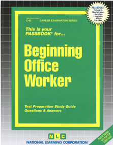 Beginning Office Worker - 9780837300825 by National Learning Corporation, 9780837300825