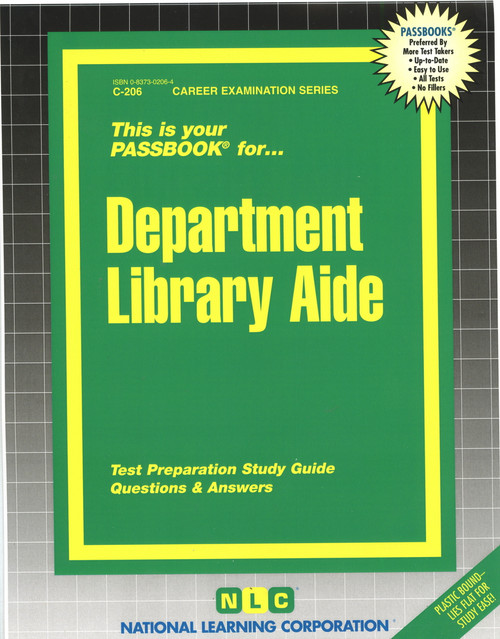 Department Library Aide - 9780837302065 by National Learning Corporation, 9780837302065