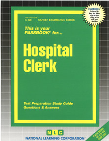 Hospital Clerk - 9780837303284 by National Learning Corporation, 9780837303284