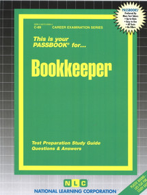 Bookkeeper - 9780837300894 by National Learning Corporation, 9780837300894