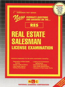 Real Estate Salesman (RES) - 9780837350042 by National Learning Corporation, 9780837350042