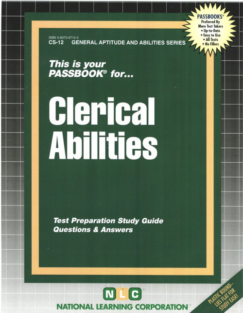 Clerical Abilities by National Learning Corporation, 9780837367125