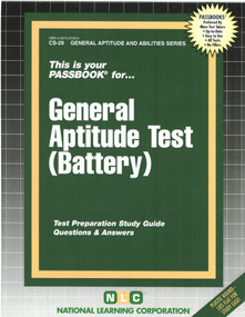 General Aptitude Test (Battery) - 9780837367293 by National Learning Corporation, 9780837367293