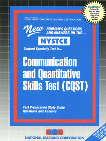 Communication and Quantitative Skills Test (CQST) - 9780837382067 by National Learning Corporation, 9780837382067