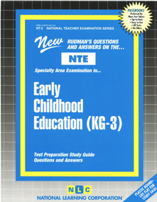Early Childhood Education (KG.-3) - 9780837384122 by National Learning Corporation, 9780837384122