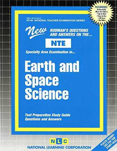Earth and Space Science by National Learning Corporation, 9780837384559