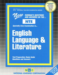 English Language and Literature - 9780837384146 by National Learning Corporation, 9780837384146