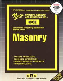 Masonry - 9780837357232 by National Learning Corporation, 9780837357232