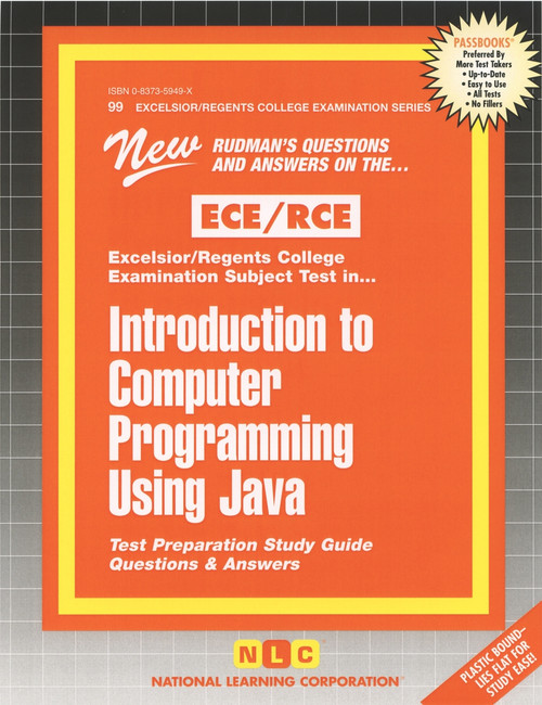 Introduction to Computer Programming (Using Java) - 9780837359496 by National Learning Corporation, 9780837359496