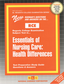 Essentials of Nursing Care: Health Differences - 9780837359328 by National Learning Corporation, 9780837359328