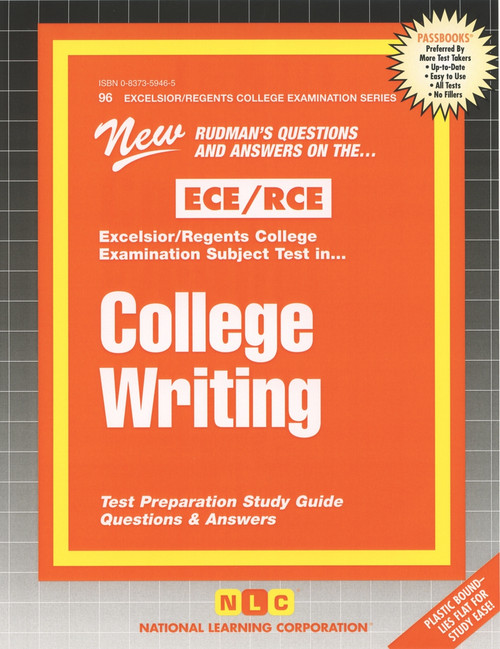 College Writing - 9780837359465 by National Learning Corporation, 9780837359465