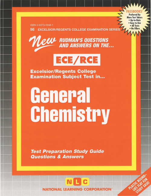 General Chemistry - 9780837359489 by National Learning Corporation, 9780837359489
