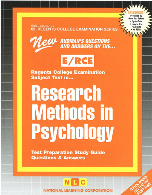 Research Methods In Psychology - 9780837359120 by National Learning Corporation, 9780837359120