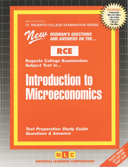 Introduction to Microeconomics - 9780837359229 by National Learning Corporation, 9780837359229