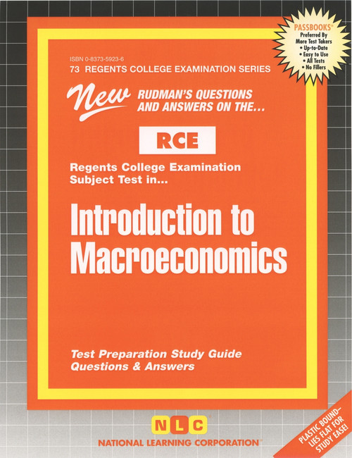 Introduction to Macroeconomics - 9780837359236 by National Learning Corporation, 9780837359236