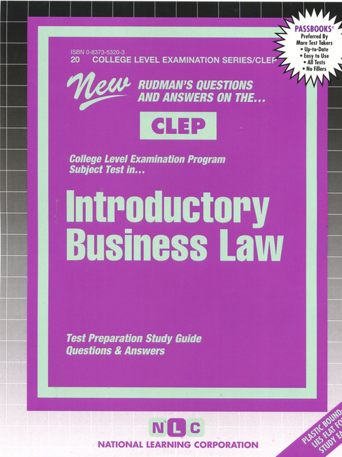 Introductory Business Law - 9780837353203 by National Learning Corporation, 9780837353203