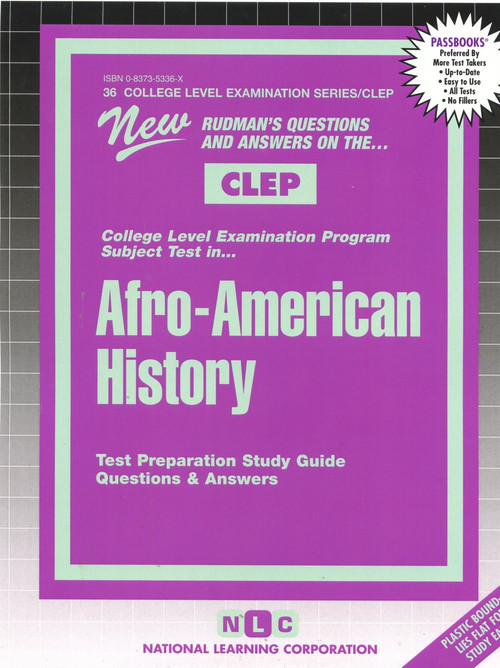 Afro-American History - 9780837353364 by National Learning Corporation, 9780837353364