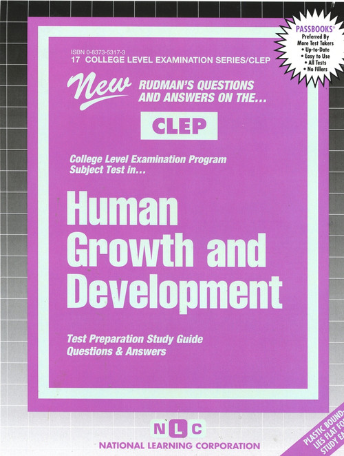 Human Growth and Development - 9780837353173 by National Learning Corporation, 9780837353173
