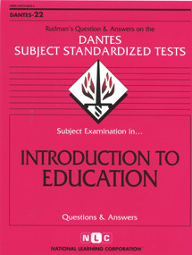 Introduction to Education (Foundations of) - 9780837366227 by National Learning Corporation, 9780837366227