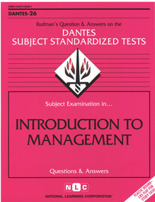 Introduction To Management - 9780837366265 by National Learning Corporation, 9780837366265