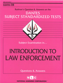 Introduction to Law Enforcement by National Learning Corporation, 9780837366258