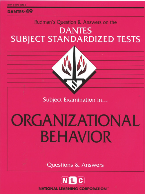 Organizational Behavior - 9780837366494 by National Learning Corporation, 9780837366494