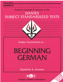 Beginning German - 9780837366050 by National Learning Corporation, 9780837366050