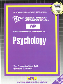 Psychology - 9780837362199 by National Learning Corporation, 9780837362199