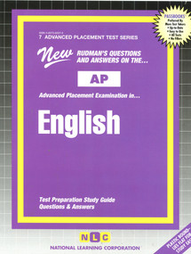 English (Literature and Composition) - 9780837362076 by National Learning Corporation, 9780837362076