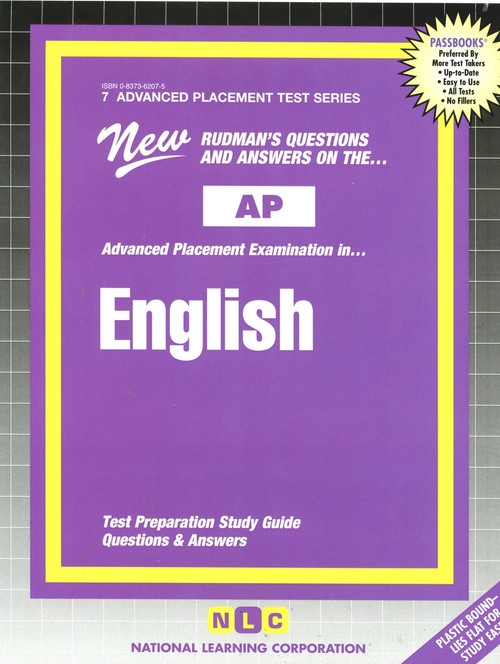 English (Literature and Composition) - 9780837362076 by National Learning Corporation, 9780837362076