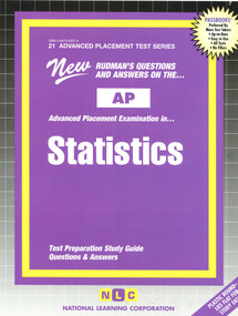 Statistics - 9780837362212 by National Learning Corporation, 9780837362212