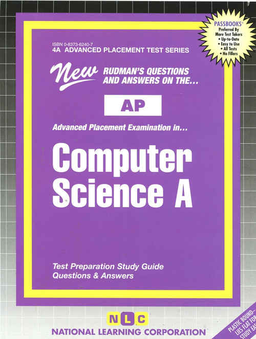 Computer Science A - 9780837362403 by National Learning Corporation, 9780837362403
