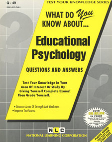 Educational Psychology - 9780837370491 by National Learning Corporation, 9780837370491