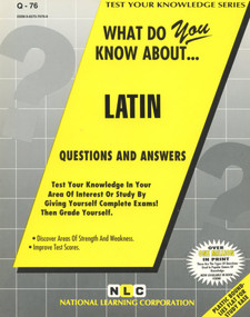 Latin - 9780837370767 by National Learning Corporation, 9780837370767