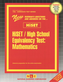 HiSET / High School Equivalency Test, Mathematics - 9780837369075 by National Learning Corporation, 9780837369075