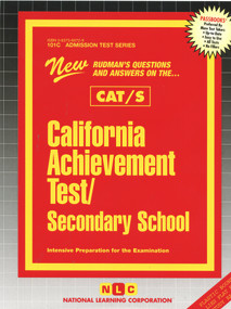 California Achievement Test - Secondary School (CAT/S) - 9780837369723 by National Learning Corporation, 9780837369723