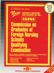 Commission On Graduates Of Foreign Nursing Schools Qualifying Examination (CGFNS) - 9780837350905 by National Learning Corporation, 9780837350905