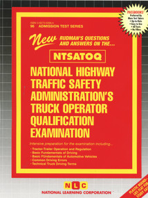 National Highway Traffic Safety Administration's Truck Operator Qualification Examination (NTSATOQ) - 9780837350967 by National Learning Corporation, 9780837350967