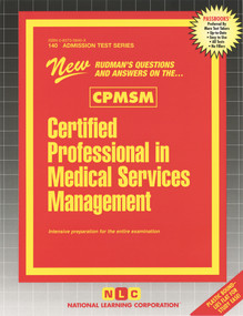 Certified Professional in Medical Services Management - 9780837358406 by National Learning Corporation, 9780837358406