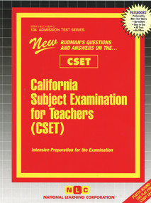 California Subject Examination For Teachers (CSET) - 9780837358345 by National Learning Corporation, 9780837358345