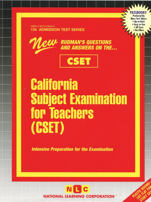 California Subject Examination For Teachers (CSET) - 9780837358345 by National Learning Corporation, 9780837358345