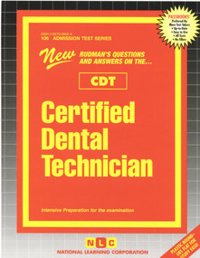 Certified Dental Technician (CDT) - 9780837358062 by National Learning Corporation, 9780837358062