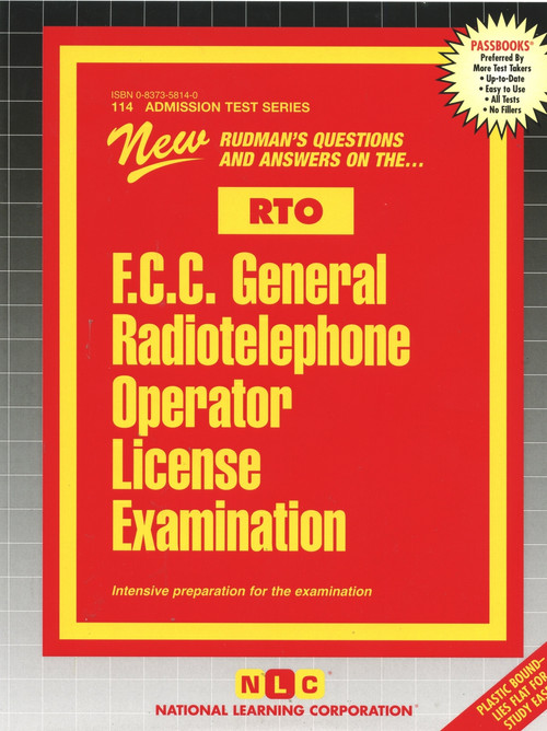 F.C.C. General Radiotelephone Operator (RTO) - 9780837358147 by National Learning Corporation, 9780837358147