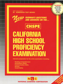 California High School Proficiency Examination (CHSPE) - 9780837350394 by National Learning Corporation, 9780837350394