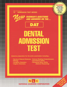 Dental Admission Test (DAT) - 9780837350127 by National Learning Corporation, 9780837350127