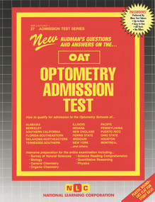 Optometry Admission Test (OAT) - 9780837350271 by National Learning Corporation, 9780837350271