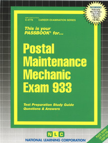Postal Maintenance Mechanic Exam 933 - 9780837347769 by National Learning Corporation, 9780837347769
