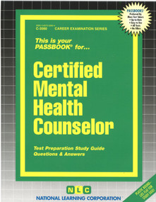 Certified Mental Health Counselor - 9780837335605 by National Learning Corporation, 9780837335605